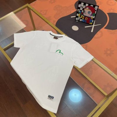 上新， Evisu福神2025新款男士樱花海浪字母大Mt恤短袖 颜色：白 尺码：S-Xxl S码 肩宽44 胸围96 衣长68 适合身材 - 斤 M码 肩宽46