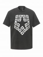 Givenchy 纪梵希 22Ss 水洗星字母短袖T恤 前幅大面积印花采用大康丽数码印花机直喷 成本极高 经过多次的调试打版图案色差还原度与原版接近百分之99