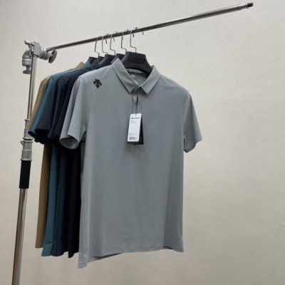 ds 迪桑特25夏季新款！男士冰丝无痕通勤百搭休闲运动Polo衫短袖！线上线下同步！掌柜力荐！完全不挑人系列！D工厂P出品！冰丝无痕一体面料！面料手感凉爽顺滑透