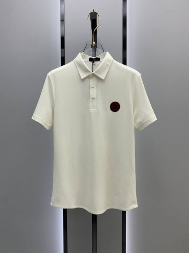 始祖鸟25Ss新款春夏短袖翻领T恤Polo，最高版本客供定制高端朱地面料简单时尚款，螺纹拼色螺纹配色超级好看！胸前始祖鸟贴标标识图案经典Logo简单大方的款式！