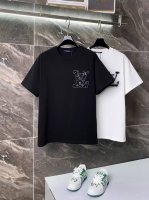 25Ss 新款 Louis Vuitton 路易威登 高品质320克 破坏镂空刺绣字母 原版面料 官方同款 短袖T恤 同缸染面料 手感非常舒服 春夏最新砖柜同步