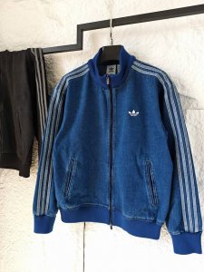 Adidas Originals Firebird Denim Fb Tt 阿迪三叶草拉链立领宽松休闲复古水洗牛仔夹克外套 Ins 小红书超多博主上身穿搭 重工