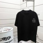 Arc'teryx Jilsander始祖鸟短袖 2025春夏新款 小鸟系列字母Logo印花短袖T恤衫 采用定制280克双纱纯棉面料 男女同款 休闲百搭 颜色：