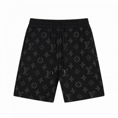 Louis Vuitton 2025Fall 春夏联名系列 老花发泡工艺短裤 定织定染纯棉毛圈 克重360G面料 采用手工工艺 无惧起皮脱落 全套包装 Size