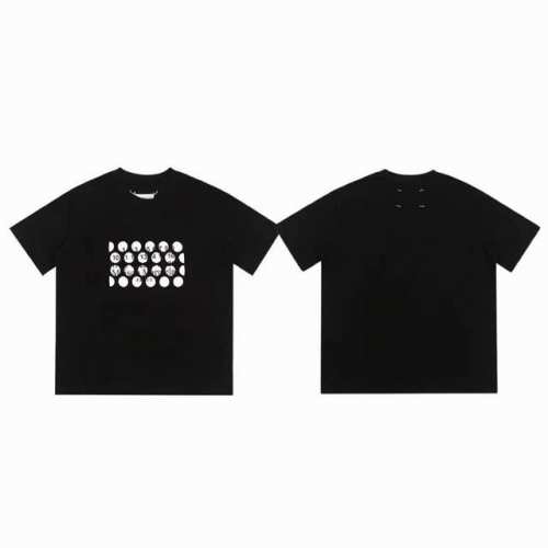 Maison Margiela Mm6 梅森马吉拉 经典镂空日历字母 Logo 情侣圆领短袖 T恤 Color：黑色 Size：S M L Xl Number：