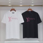 3001# 230克双沙料Louis Vuitton路易威登 新款超百搭短袖T恤，前幅直喷 百搭版型 男女同款颜色：黑色 白色 码数：S M L Xl 2Xl