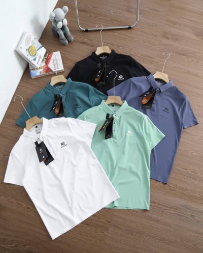 上新 品牌：凯乐石 Kailas 尺码：L-Xl-Xxl-Xxxl-Xxxxl 颜色：黑色-白色-海绿-青葱绿-灰蓝 类型：男士户外速干无痕翻领polo衫 材质