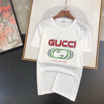 直 品牌 Gucci古奇 胖子福音 原单男士休闲短袖T恤 2025春夏新品 定制胸前顶级Logo 工艺 搭配整件细节 品质及剪裁设计都堪称一流 定制进口丝光棉面