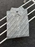 Balenciaga 巴黎世家 25Ss Blcg Archive Letters存档信件字体弹幕长袖衬衫 轻奢主义 男女日常通勤穿搭必备单品 正确版本 随意对