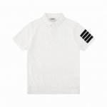 140 thom Browne 汤姆布朗 tb经典四条杠基础风格 年年都穿的经典款必须选择品质独家定制，柔软舒适，圆领短袖针织衫，凉爽，透气，手感无敌好，拿到手