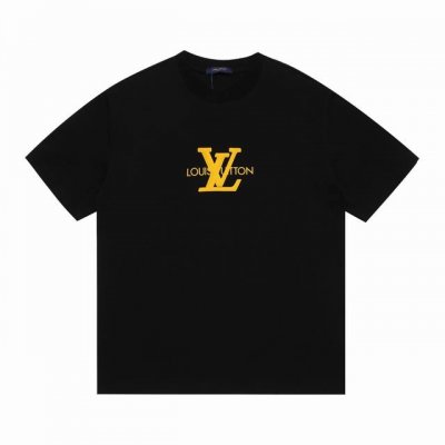 上新 高版本 Louis Vuitton路易威登字母硅胶立体凹凸设计短袖 最高版本！定制面料 克100%双纱棉！字母硅胶立体凹凸工艺设计！ 辅料：开模原版过鉴定