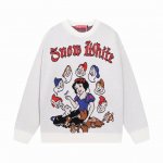 supreme白雪公主和七个小矮人提花圆领毛衣 颜色 黑色 白色 码数 S M L Xl Xxl