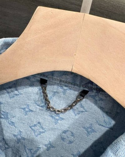 款号-Mx009 细节图 Louis Vuitton X Tyler 路易 威登 四季联名 彩色绣花字母糖果老花牛仔外套 Jj林俊杰｜龚俊｜宋茜｜黄晓明 贾斯汀