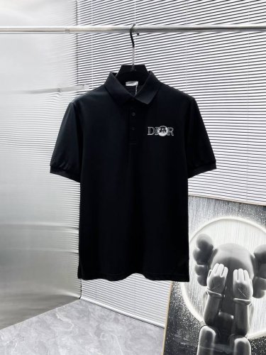 迪奥 Dior 2025Ss夏季新款 翻领短袖T恤 polo衫 高端版本 专柜定制面料 透气舒适度高 细节无可挑剔 品牌元素设计理念 体现高品质 手感细腻柔软