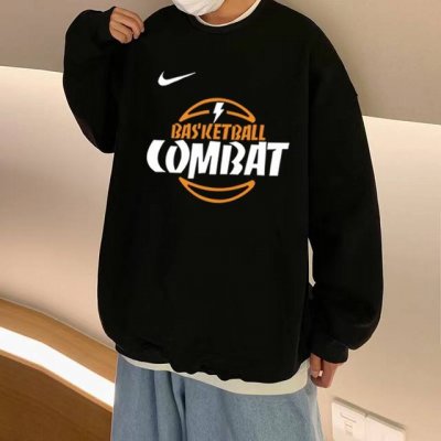 Nike耐克美式篮球训练春季圆领卫衣 甄选新疆华棉面料 柔软舒适 手感软糯细腻 高克重 上身充满质感 非常轻便舒适 运动宽松版型不紧身 轻松驾驭无压力 采用高端