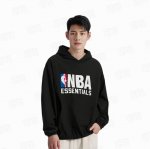 爆款模特图 跨境版本 顶级版本Fear Of God Fog复线Essentials联名Nba全明星秋冬潮连帽卫衣男女 压胶图案字母胸前Logo连帽款卫衣 全套