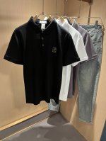 bc-Brunello Cucineli 2025春夏新款男士短袖Polo衫，众多明星都爱穿的时尚百搭单品！胸前Logo刺绣超级好看,喜欢经典简约的朋友,一定不