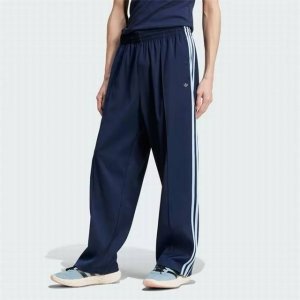 新款上新 Adidas 阿迪达斯三叶草 海外版限定侧边三条杠条纹拼接纯色直筒长裤，男女同款。 上身非常简单帅气有型的一款裤，男女同款情侣款都是可以轻松驾驭。 甄