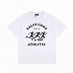 Balenciaga 巴黎世家跑步人像短袖， 品质升级，精致做工，手感柔软，充满了复古工艺还拥有厚实的手感，标志性的图标，独有的辨识度。高克重纯棉质感一流！男女
