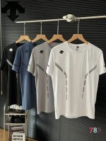 Descente 迪桑特 夏季四色基础透气速干跑步运动短袖T恤 原版定制1:1打造，完美还原原版！每年最火短袖 迪桑特 Dualis系列 男士机能户外与城市休闲