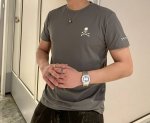 mmj 2025春夏最新骷髅头绣标男士圆领短袖T恤衫， 是街头的专署,更是时尚,奢侈,高贵的代表,并将街头文化与时尚高贵完美结合，被称为“奢侈街头品牌”的代表