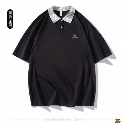 arc’Teryx始祖鸟 独家实拍上新夏季高品质撞色格子短袖Polo衫潮牌宽松情侣百搭夏季新款短袖上衣，本季主打，货源充足，放心主推，高端品质，经典设计，做工出