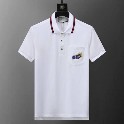 Gucci 古驰。 新款高品质翻领polo衫，金属Logo扣子，做工精致，官网同步，时尚百搭M-3Xl