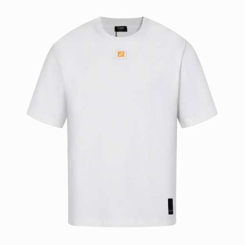 Fendi 芬迪 25Ss新款立体硅胶双Flog圆领短