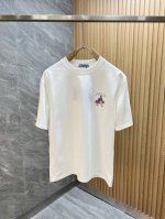 p200Prada/普拉达 2025春夏新品 三标齐全 圆领纯棉短袖T恤 好货不用过多介绍 看细节 专柜码数：M-Xxxl 175/140建议L ，