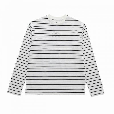 Miumiu长袖T.条纹对格 百分百棉好搭款 尺码.Xs.S.M.L