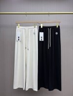 一包两条，高腰版型，腰部以下都是腿！Lulu2025夏季新款女士高腰抽绳通勤冰糖格阔腿裤，高端纳米新风丝滑凉凉裤，夏天就要穿的防晒裤，超级舒服的料子，不闷不热，