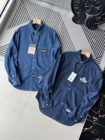 Evisu福神2025年春季新品男女同款休闲运动流行商标印花衬衫 一款牛仔衬衫的价格p官网在售1000+最经典的一款韩系复古牛仔衬衫外套！这款还是重水洗类型，上