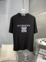 Givenchy纪梵希 2025Ss春夏最新款短袖T恤出货啦！！ 2025新款T恤 高版本专用面料 高克重纯棉丝光面料 上身舒适不失挺阔 针脚刺绣工艺、数字印花