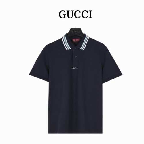 本地自取180（支持放店） gucci/古驰 简约字母短袖Polo衫 原版品质，欢迎对比。 选用棉质珠地网眼布打造，衣领为双系统提花定织扁机制成，有弹性，不变形