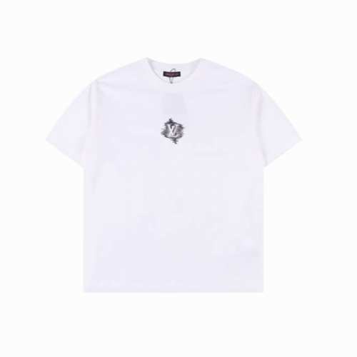 louis Vuitton 路易威登 25Ss 简约Logo刺绣短袖T恤 购入原版开模打造，全套定制辅料，所有细节完美还原 定织定染260G纯棉双纱紧密棉面料，