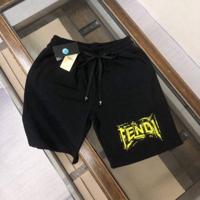 Afen*Di 芬迪 2025新款休闲短裤～定制卫衣毛圈棉面料，柔软舒适亲肤感极佳，吸汗透气！品牌标志性Logo印花点缀裤身，简约休闲款式打造休闲与个性兼备的时