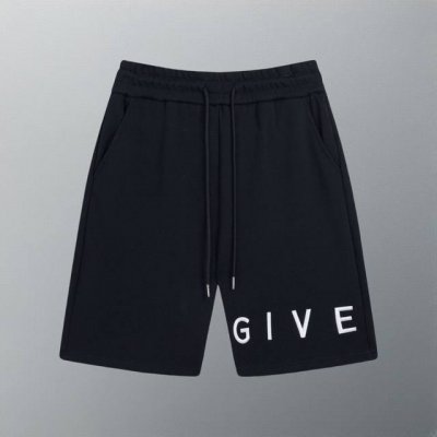 高版本 givenchy 纪梵希 经典立体绣花 Logo标识 五分裤 360克高品质牛肚纯棉面料 特别手感 超级质感 舒适柔软透气 休闲宽松版型 潮流短裤男女同