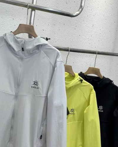 2025年新款凯乐石风衣防晒衣皮肤衣外套男女同款上衣Kailas凯乐石25Ss男女新款刺绣户外休闲皮肤防晒衣！防晒指数50+认证款！高端品质无敌！ 进口科技防晒