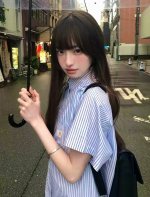 Carhartt卡哈特 绣标条纹短袖重磅纯棉叠穿基础百搭高品质衬衫情侣款 Color: 蓝色 Size: M-Xl M 肩宽52 胸围112 衣长67 Cm L