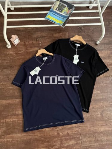 鳄鱼Lacoste法式优雅图腾 25Ss正肩T恤 殿堂级3D刺绣工艺 重工双色丝线勾勒鳄鱼灵韵 法国原版针织密纹布 里维埃拉美学体系再生 正肩黄金分割剪裁 微光