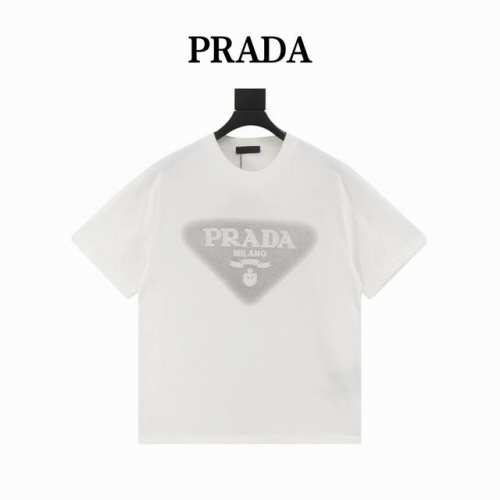 prada普拉达 经典款阴影三角标刺绣短袖 尺码Xs-Xl