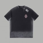 ch*Ome Hearte 25Ss早春新款 克罗心Logo烫钻短袖 轻奢主义 男女日常通勤穿搭必备单品 正确版本 欢迎对比 详细特征 320克100% 纯棉双