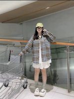 款号254 Stussy Fw 斯图西早秋系列格子衬衫外套 斯图西官网秋冬首发 进口法兰绒格纹优质面料 手感细腻 上身舒适 全身立体定位对格子裁剪 耗时耗料 O