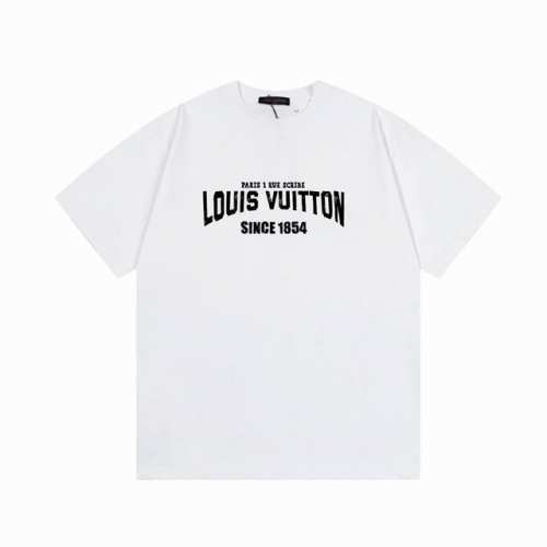 lv 路易威登 2025 Logo印花圆领套头短袖 26S 双纱纯棉260克 尺寸 Xs-L