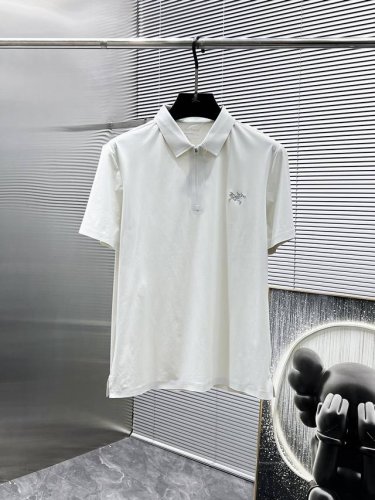 始祖鸟 2025S夏季新款 翻领短袖T恤 Polo衫，高端版本！专柜定制面料 透气舒适度高，细节无可挑剔，品牌元素设计理念，体现高品质。手感细腻柔软！呈现休闲裁