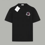 款号：M1015 前后涂鸦Loog印花 Moncler 蒙口 官网同款印花图案 双纱纯棉短袖 - 260G双纱纯棉顶级面料 手感柔软 百分百纯棉独家出货 定染硫