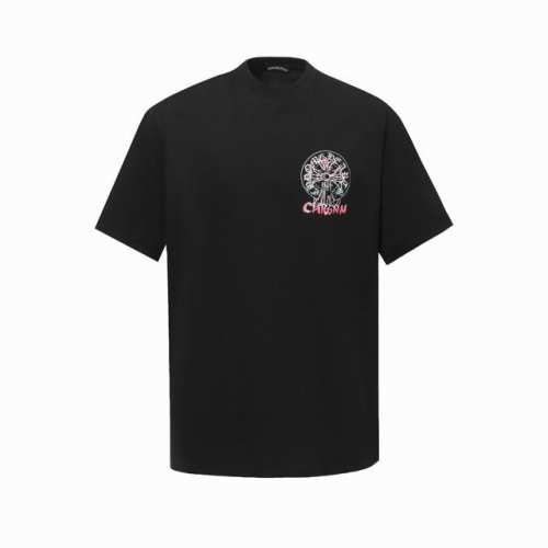 Chrome Hearts*克罗心 采用300克双纱面料，1*1索罗娜罗纹， 进口数码白墨直喷+发泡，3D浮雕效果，在时尚与科枝完美交融中，精度与色彩的盛宴，色