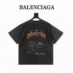 本地自取180 balenciaga/巴黎世家 夜景图案褪色字母印花圆领短袖T恤 巴黎世家与格鲁吉亚的火花，今天要给大家安利一个超有趣的时尚跨界碰撞一巴黎和格鲁
