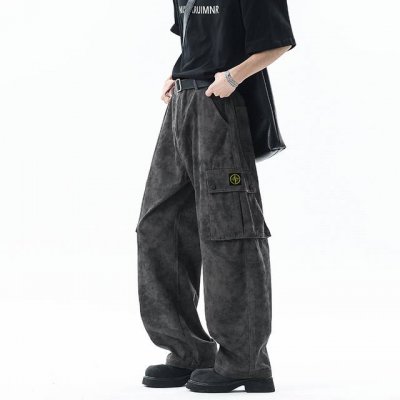 Stone Island 石头岛美式休闲运动脏脏裤，男女同款 海外限量款休闲裤，25Aw石头岛最新款，简约大方日常通勤首选，辨识度更高，宽松廓型 ，男女都可驾驭