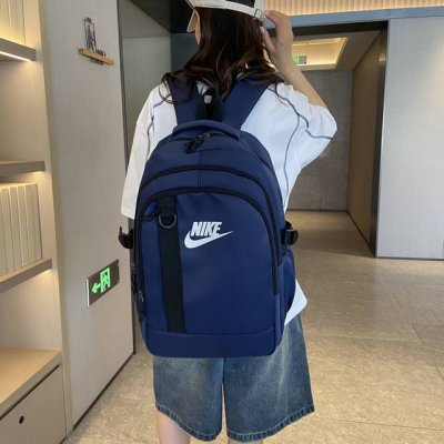 Nike耐克 男女同款街头潮流休闲双肩包时尚百搭大容量运动背包电脑包高中大学生书包 尺寸:46×31×23